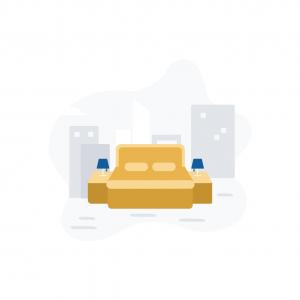 Mountain Deluxe Room King Strip View Non-Smoking